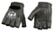 Milwaukee Leather Men's Premium Skull & Flame Fingerless Leather Gloves SH351 - Wisconsin Harley-Davidson