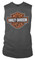 Harley-Davidson Men's Bar & Shield Muscle Shirt Tank Top, Charcoal Tee 30296624 - Wisconsin Harley-Davidson