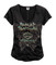 Harley-Davidson Women's Tee, Butterfly V-Neck Short Sleeve, Black 96031-15VW - Wisconsin Harley-Davidson