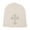 That's A Wrap Women's Beanie, Gothic Cross Winter Cap, White B1725-WHITE - Wisconsin Harley-Davidson