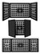 Harley-Davidson Tri-Fold Poker Chip Collectors Frame, Holds 88 Chips, Black 6973 - Largest Selection of Harley-Davidson Products