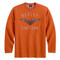 Harley-Davidson Men's Knit Shirt, Winged Performance Long Sleeve ORG 99093-13VM - Wisconsin Harley-Davidson