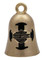 Harley-Davidson Bar & Shield Cross Ride Bell, Gold Durable Zinc HRB058 - Wisconsin Harley-Davidson