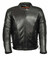 Leather King Men's Side Lace Vented Scooter Jacket SH1010 - Wisconsin Harley-Davidson