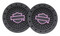 Harley-Davidson Pink Bar & Shield Drink Holder Coasters, Set Of 2 CG628 - Wisconsin Harley-Davidson