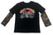 Harley-Davidson Little Boys' Motorcycle Tee w/ Mesh Tattoo Sleeves 1070641 - Wisconsin Harley-Davidson