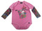 Harley-Davidson Baby Girls' Glittery Creeper w/ Mesh Tattoo Sleeves 3000611 - Wisconsin Harley-Davidson
