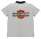 Harley-Davidson Free Shipping - Harley-Davidson Little Boys' Bar & Shield Short Sleeve Pique Polo, Gray 1081637 - Free Shipping on many products plus Orders Over $99