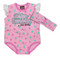Harley-Davidson Baby Girls' Glittery 2 Piece Creeper Set w/ Headband 3001619 - Wisconsin Harley-Davidson