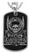 Harley-Davidson Dog Tag, Winged Skull Distressed Chain/Keychain, Silver 8002763 - Wisconsin Harley-Davidson
