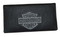 Harley-Davidson Silver Bar & Shield Black Leather Checkbook Cover FC806H-2G - Wisconsin Harley-Davidson