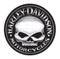 Harley-Davidson Decal, Silver Willie G Skull Logo, X-Large 29 Inch CG4331 - Wisconsin Harley-Davidson