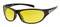 Harley-Davidson Men's Sun Lifestyle Black w/Yellow Lens Sunglasses HDS604BLK-15 - Wisconsin Harley-Davidson