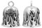 Harley-Davidson Free Shipping - Harley-Davidson Silver Flames Bar & Shield Ride Bell HRB031 - Free Shipping on many products plus Orders Over $99