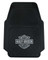 Harley-Davidson Silver Bar & Shield Trim-To Fit Front Floor Mats, Set of 2 P1703 - Wisconsin Harley-Davidson