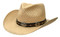 Harley-Davidson Men's Bend-A-Brim Straw Cowboy Hat HD-747 - Wisconsin Harley-Davidson