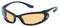 Harley-Davidson Men's Performance Stick Sunglasses BLK/Orange Lens HDSZ702BLK-14 - Wisconsin Harley-Davidson