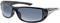 Harley-Davidson Mens Kickstart Sunglasses Shiny Black Dark Grey Lens HDV007BLK-3 - Wisconsin Harley-Davidson