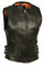 Milwaukee Leather Women's Zipper Front Triple Buckle Vest ML1911 - Wisconsin Harley-Davidson