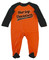Harley-Davidson Baby Boys' Footed Coverall Romper Orange/Black Infant 0363130 - Wisconsin Harley-Davidson