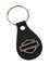 Harley-Davidson Black Leather Enamel Bling Bar & Shield Key FOB K72H - Wisconsin Harley-Davidson