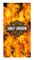 Harley-Davidson Flaming Fire Bar & Shield Logo Beach Towel, 30 x 60 inch, 16129 - Wisconsin Harley-Davidson