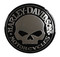 Harley-Davidson Silver Skull Classic Emblemz Decal,, 5.5 Inch CG8123 - Wisconsin Harley-Davidson