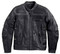 Harley-Davidson Men's 3 Vent STEALTH Distressed Black Leather Jacket. 97033-15VM - Wisconsin Harley-Davidson