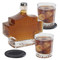 Harley-Davidson Bar & Shield Logo Decanter Set, Hand Blown Set HDL-18746 - Wisconsin Harley-Davidson