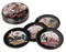 Harley-Davidson Servi-Gal Coasters Set, 4 Tin Coasters HDL-18521 - Wisconsin Harley-Davidson