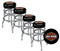Harley-Davidson Classic Bar & Shield Logo Bar Stool HDL-12116A SET OF 4 - Wisconsin Harley-Davidson