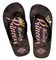 Harley-Davidson Big Girls' Glittery Princess Flip Flops, Black & Pink 5022545 - Wisconsin Harley-Davidson