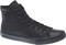 Harley-Davidson Men's Baxter All Black 4.5" Leather Hi-Cut Sneakers D93342 - Wisconsin Harley-Davidson