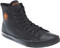 Harley-Davidson Men's Baxter Black/Orange 4.5" Leather Hi-Cut Sneakers D93343 - Wisconsin Harley-Davidson
