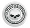 Harley-Davidson Willie G Skull Fuel Cap Medallion, Adhesive Backing 99669-04 - Wisconsin Harley-Davidson