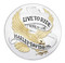 Harley-Davidson Live To Ride Eagle Gold Adhesive Medallion, 3.5 inches 99027-90T - Wisconsin Harley-Davidson