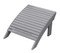 Harley-Davidson Willie G Skull Adirondack Chair & Footrest Set, Gray HDL-10070 - No Hassle Returns at Wisconsin Harley