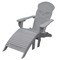 Harley-Davidson Willie G Skull Adirondack Chair & Footrest Set, Gray HDL-10070 - Wisconsin Harley-Davidson