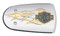 Harley-Davidson B&S Gold Flames Air Cleaner Trim, Fits Softail & Etc. 61300222 - Wisconsin Harley-Davidson