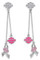 Harley-Davidson Women's Pink Label Bar & Shield Charm Drop Earrings 99564-17VW - Wisconsin Harley-Davidson
