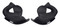 Harley-Davidson H27 Shell Replacement Cheek Pads, Custom Fit, Black 98348-17VR - Wisconsin Harley-Davidson