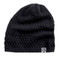 Harley-Davidson Women's Slouch Open Knit Pattern Beanie Hat, Black 97773-17VW - Wisconsin Harley-Davidson