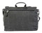 ROUT Voyager Messenger Bag, Washed Black Cotton Canvas & Leather Trim RC10525 - No Hassle Returns at Wisconsin Harley