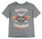 Harley-Davidson Big Boys' Flames & Shield Short Sleeve Tee, Heather Gray 1590665 - Wisconsin Harley-Davidson