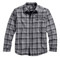 Harley-Davidson Men's Plaid Flannel Long Sleeve Over Shirt, Gray 96456-17VM - Wisconsin Harley-Davidson