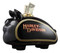 Harley-Davidson Decal HOG Piggy Bank, Black Glazed Ceramic Finish 99218-16V - Wisconsin Harley-Davidson