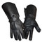 Redline Men's Gauntlet Style Soft Fleece Lining Leather Gloves, Black G-053 - Wisconsin Harley-Davidson