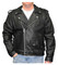 Redline Men's Classic Biker Style Side Lace Leather Motorcycle Jacket M-800 - Wisconsin Harley-Davidson