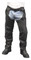 Redline Men's Heavy Weight Black Buffalo Leather Motorcycle Chaps M-1700 - Wisconsin Harley-Davidson