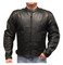 Redline Men's Cowhide Leather European Motorcycle Jacket w/ Armor, Black M-250 - Wisconsin Harley-Davidson